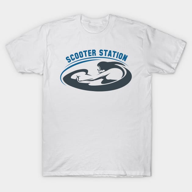 Scooter Diving Club emblem T-Shirt by devaleta